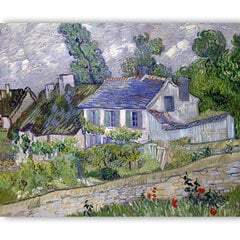 Jäljennös House Auversissa (Vincent Van Gogh), 100 x 70 cm hinta ja tiedot | Taulut | hobbyhall.fi