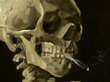 Jäljennös Luurankopää palavalla savukkeella (Vincent Van Gogh), 100 x 70 cm hinta ja tiedot | Taulut | hobbyhall.fi