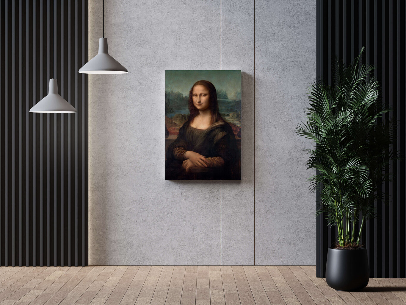 Jäljennös Mona Lisa (Leonardo da Vinci), 100 x 70 cm hinta ja tiedot | Taulut | hobbyhall.fi