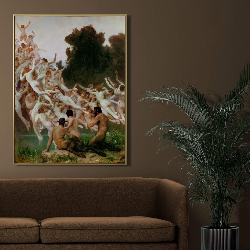 Maalaus Oreade (Wilhelm-Adolphe Bouguereau), 100 x 70 cm hinta ja tiedot | Taulut | hobbyhall.fi