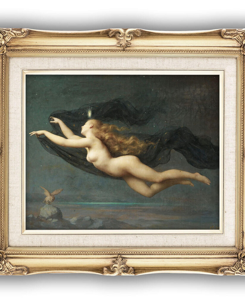 Jäljennös Night (Auguste Raynaud), 100 x 70 cm hinta ja tiedot | Taulut | hobbyhall.fi