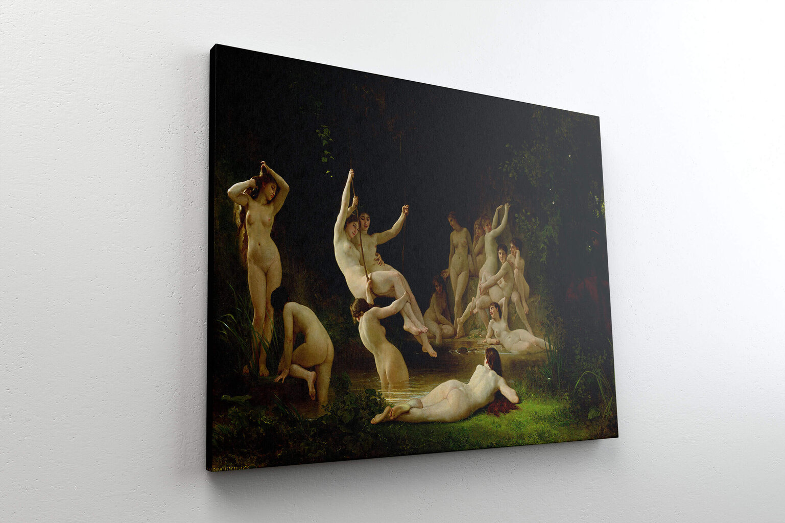Jäljennys Nymphea (William-Adolphe Bouguereau), 100 x 70 cm hinta ja tiedot | Taulut | hobbyhall.fi