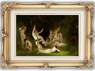 Jäljennys Nymphea (William-Adolphe Bouguereau), 100 x 70 cm hinta ja tiedot | Taulut | hobbyhall.fi