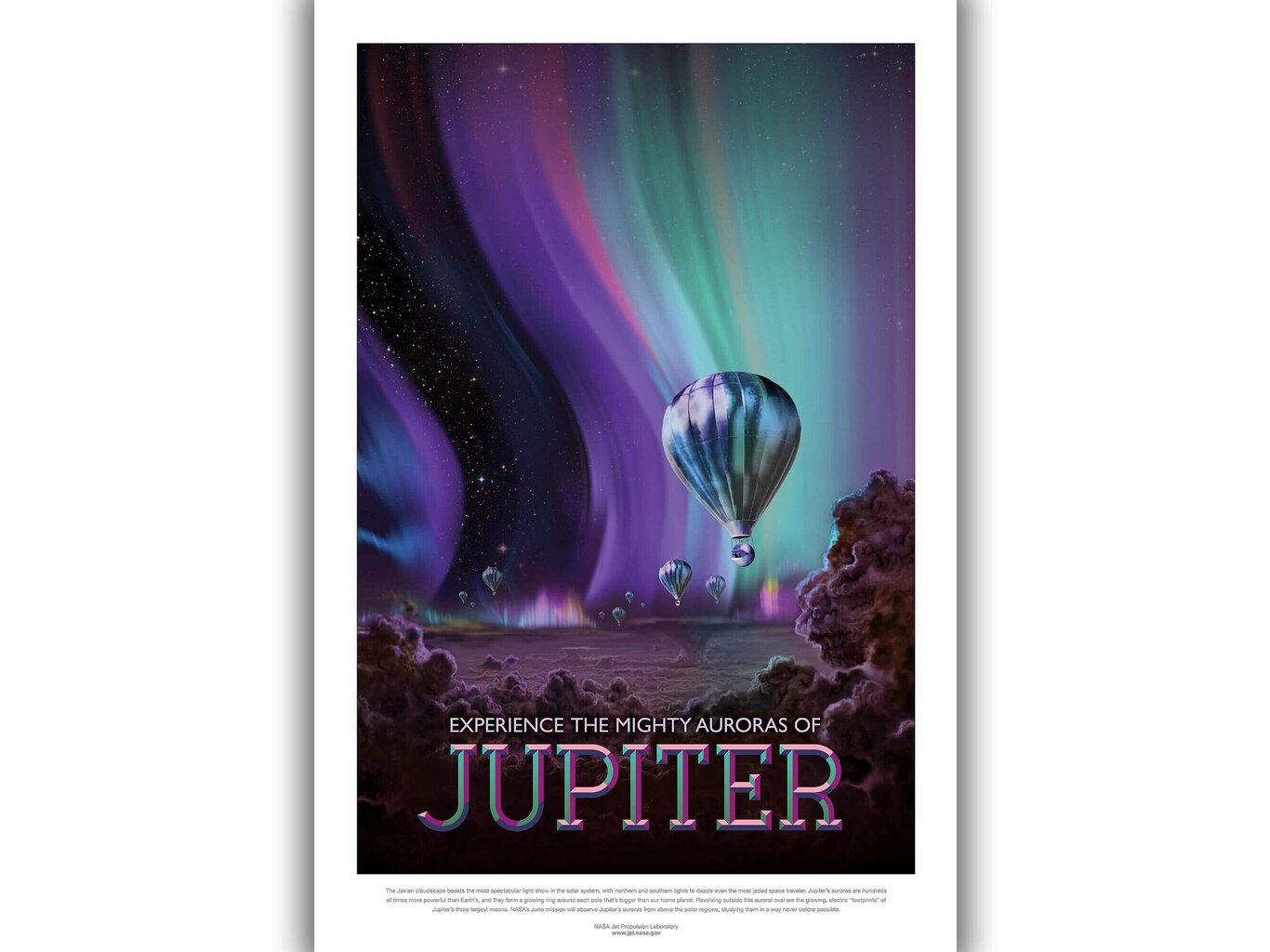 Juliste NASA: Jupiter, 59 x 84 cm (A1), hinta ja tiedot | Taulut | hobbyhall.fi