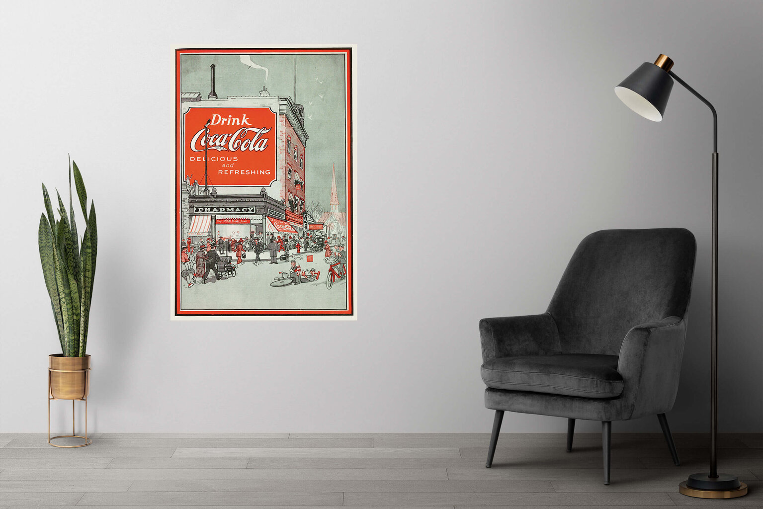 Juliste Vanha Coca-Cola, 59 x 84 cm (A1), hinta ja tiedot | Taulut | hobbyhall.fi