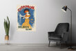 Vintage-juliste Samppanja, 59 x 84 cm (A1), hinta ja tiedot | Taulut | hobbyhall.fi