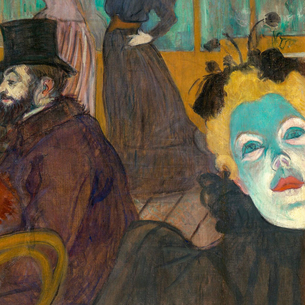 Jäljennös Moulin Rougessa (Henri Toulouse-Lautrec), 100 x 100 cm hinta ja tiedot | Taulut | hobbyhall.fi