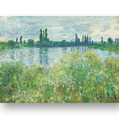 Jäljennös Bank of the Seinen (Claude Monet), 100 x 70 cm hinta ja tiedot | Taulut | hobbyhall.fi
