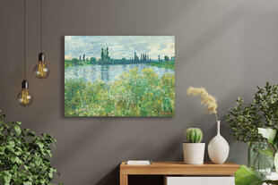 Jäljennös Bank of the Seinen (Claude Monet), 100 x 70 cm hinta ja tiedot | Taulut | hobbyhall.fi