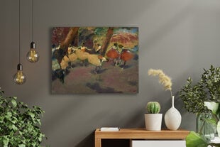 Jäljennös Balerinat ennen esitystä, Edgar Degas, 100 x 80 cm hinta ja tiedot | Taulut | hobbyhall.fi