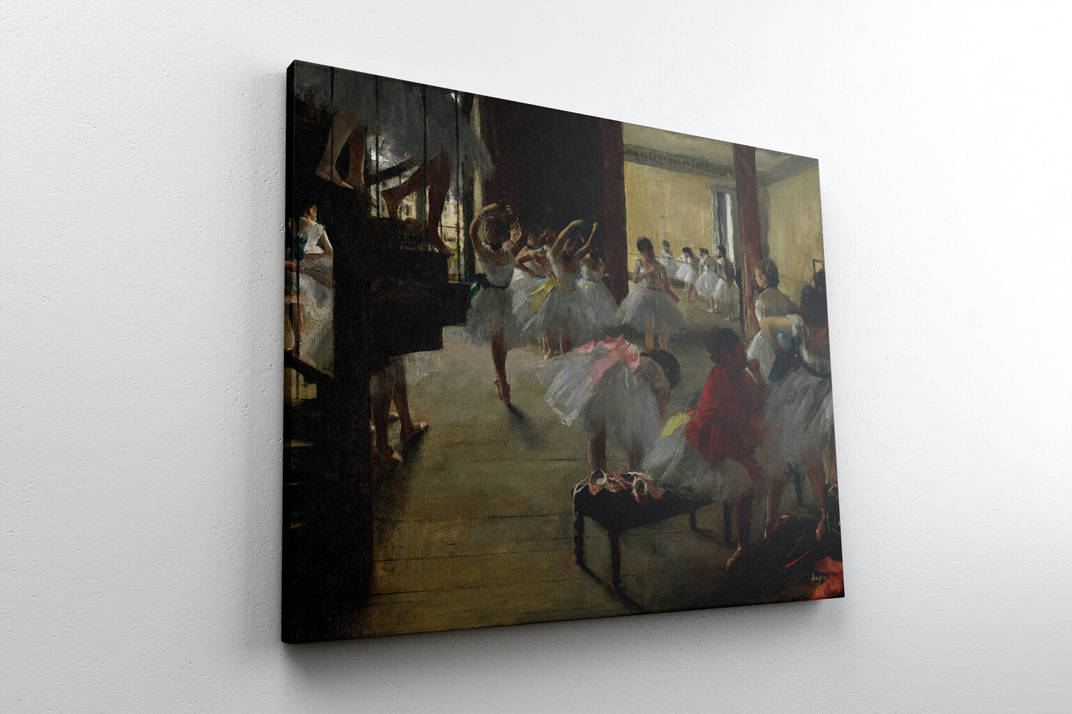 Jäljennös Balettiluokka, Edgar Degas, 100 x 80 cm hinta ja tiedot | Taulut | hobbyhall.fi
