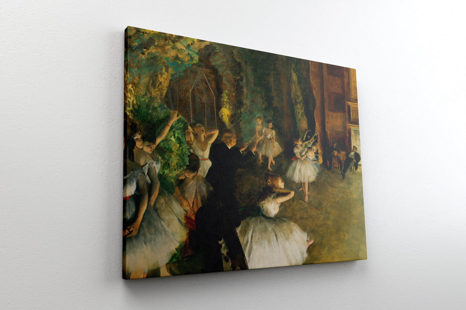 Jäljennös Balettiharjoitus, Edgar Degas, 100 x 80 cm hinta ja tiedot | Taulut | hobbyhall.fi