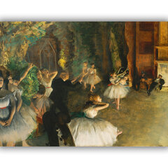 Jäljennös Balettiharjoitus, Edgar Degas, 100 x 80 cm hinta ja tiedot | Taulut | hobbyhall.fi