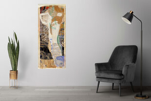 Jäljennös Vesikäärme II (1904), Gustav Klimt, 100 x 35 cm hinta ja tiedot | Taulut | hobbyhall.fi