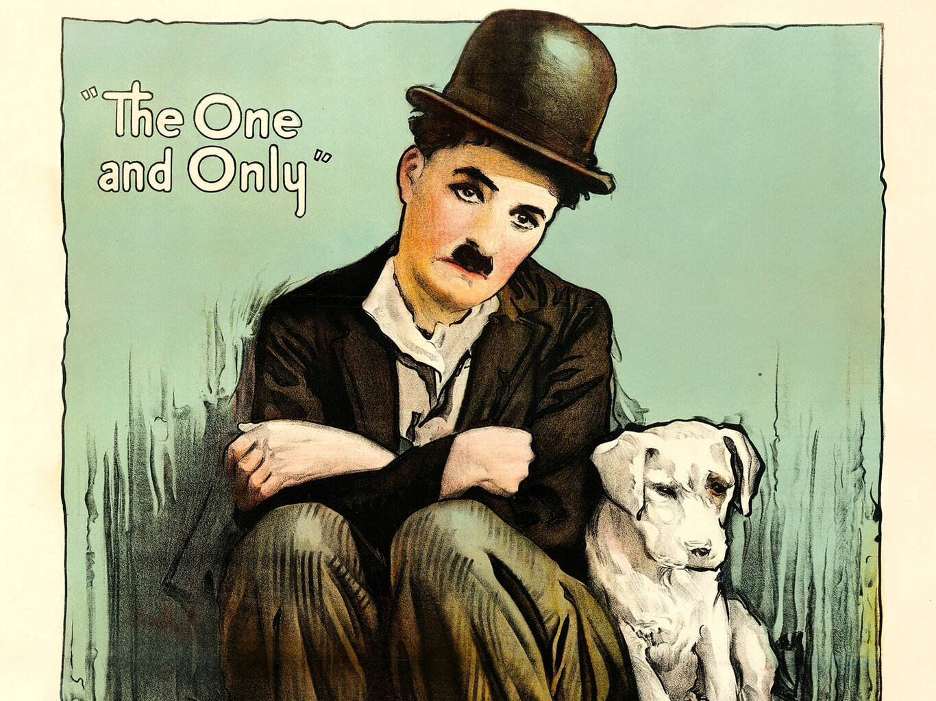 Vintage juliste Charlie Chaplinin Koiran elämästä hinta ja tiedot | Taulut | hobbyhall.fi