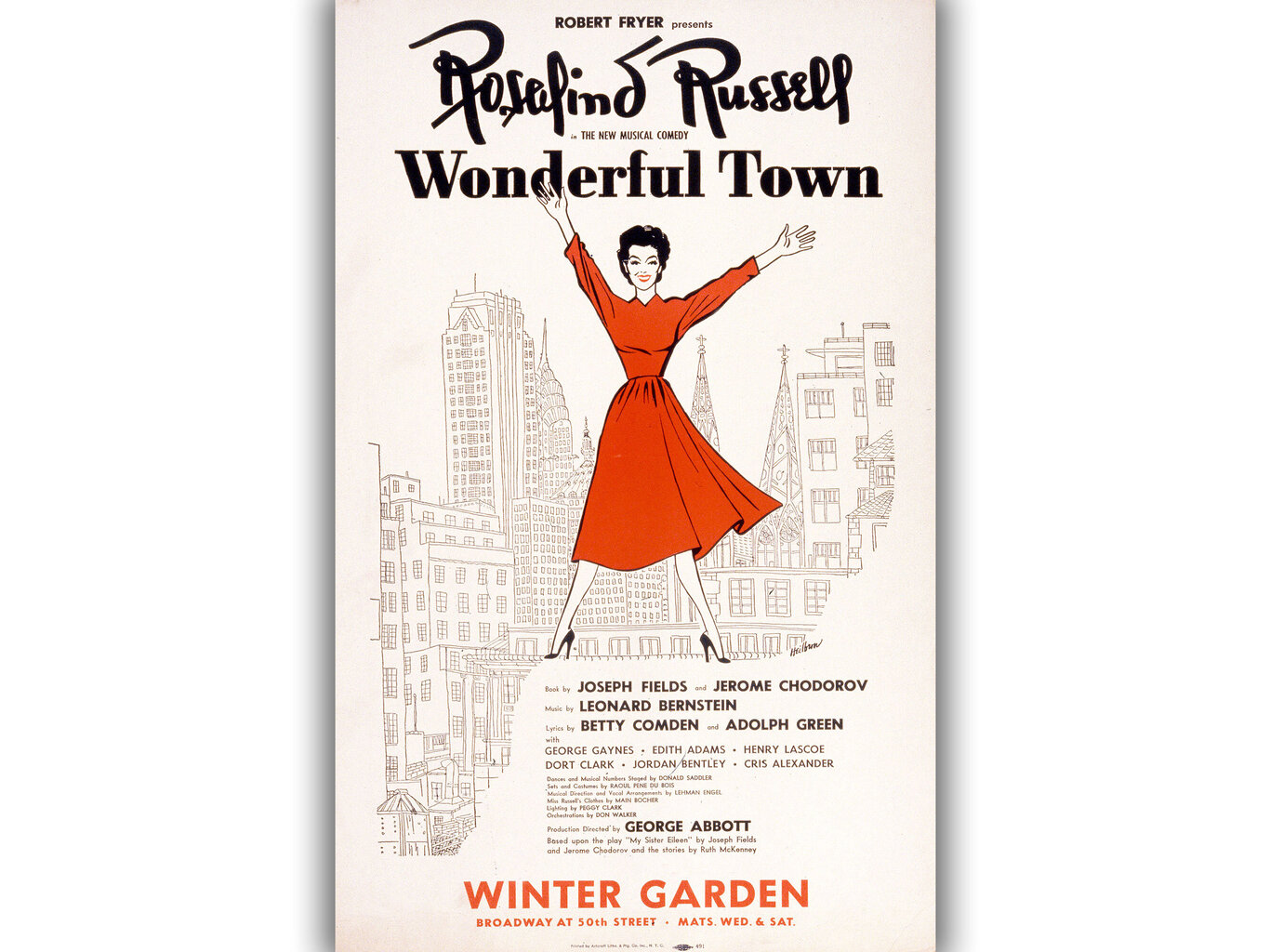 Rosalind Russellin vintage-juliste The Wonderful Cityssä hinta ja tiedot | Taulut | hobbyhall.fi