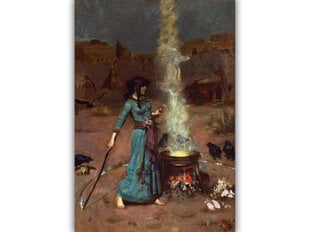 Jäljennös The Magic Circle (John William Waterhouse), 100 x 70 cm hinta ja tiedot | Taulut | hobbyhall.fi