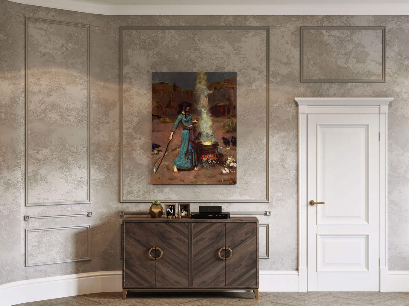 Jäljennös The Magic Circle (John William Waterhouse), 100 x 70 cm hinta ja tiedot | Taulut | hobbyhall.fi