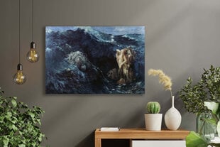 Jäljennös Scylla ja Charybdis, 100 x 70 cm hinta ja tiedot | Taulut | hobbyhall.fi