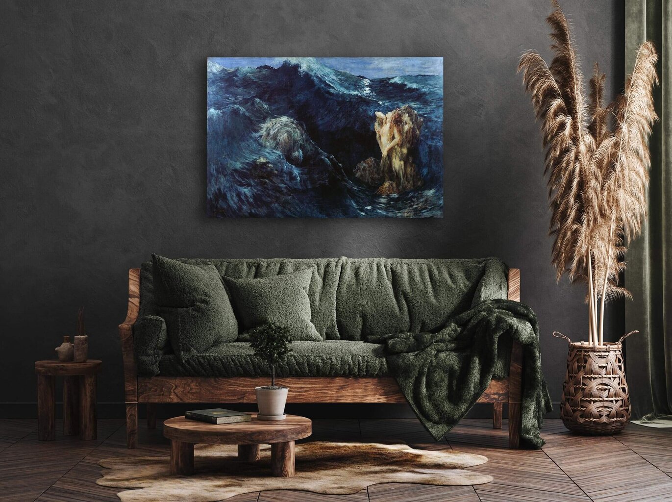 Jäljennös Scylla ja Charybdis, 100 x 70 cm hinta ja tiedot | Taulut | hobbyhall.fi