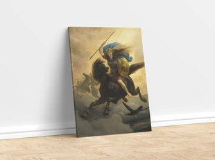 Jäljennös Valkyrie (Peter Nikolai Arbo), 100 x 80 cm hinta ja tiedot | Taulut | hobbyhall.fi