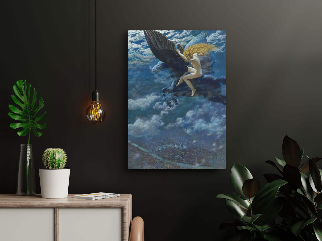 Jäljennös Unelmien idylli (Valkyrie) (Edward Robert Hughes), 100 x 70 cm hinta ja tiedot | Taulut | hobbyhall.fi