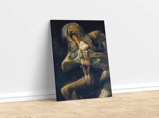 Jäljennös Saturnus syö poikaansa (Francisco de Goya), 100 x 60 cm hinta ja tiedot | Taulut | hobbyhall.fi