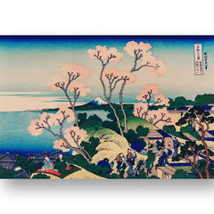 Jäljennös Mount Goten-Yama, Shinagawa Tokaidol (Katsushika Hokusai), 100 x 70 cm hinta ja tiedot | Taulut | hobbyhall.fi