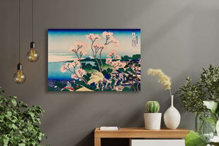 Jäljennös Mount Goten-Yama, Shinagawa Tokaidol (Katsushika Hokusai), 100 x 70 cm hinta ja tiedot | Taulut | hobbyhall.fi