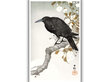 Jäljennös Varis ja täysikuu (Ohara Koson), 100 x 60 cm hinta ja tiedot | Taulut | hobbyhall.fi