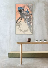 Jäljennös Kaksi riikinkukkoa puun oksalla (Ohara Koson), 100 x 60 cm hinta ja tiedot | Taulut | hobbyhall.fi