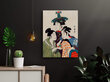 Jäljennys Kolme nuorta miestä tai tyttöä (Utamaro Kitagawa), 100 x 70 cm hinta ja tiedot | Taulut | hobbyhall.fi