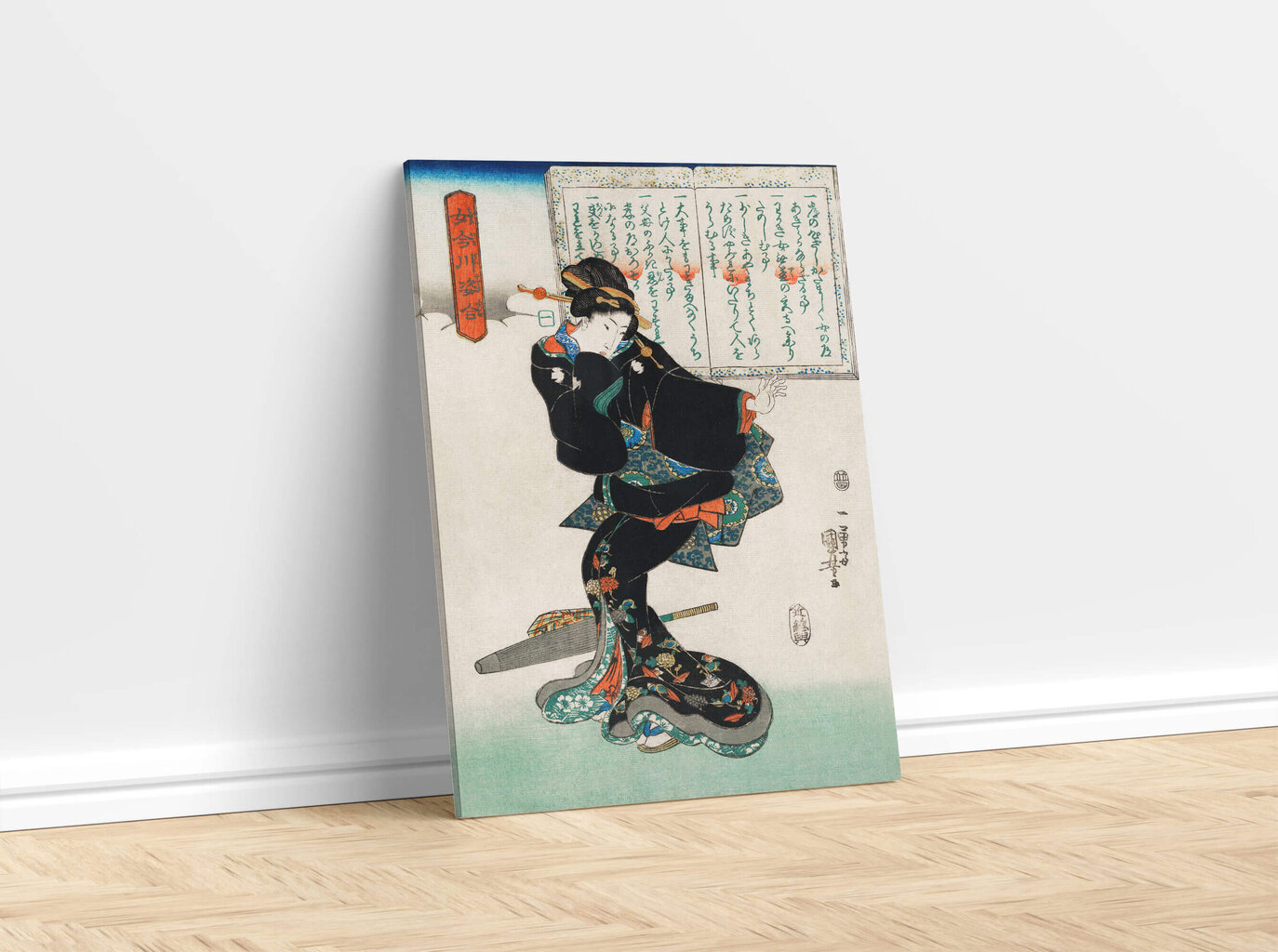 Jäljennös Ichi (Utagawa Kuniyoshi), 100 x 70 cm hinta ja tiedot | Taulut | hobbyhall.fi