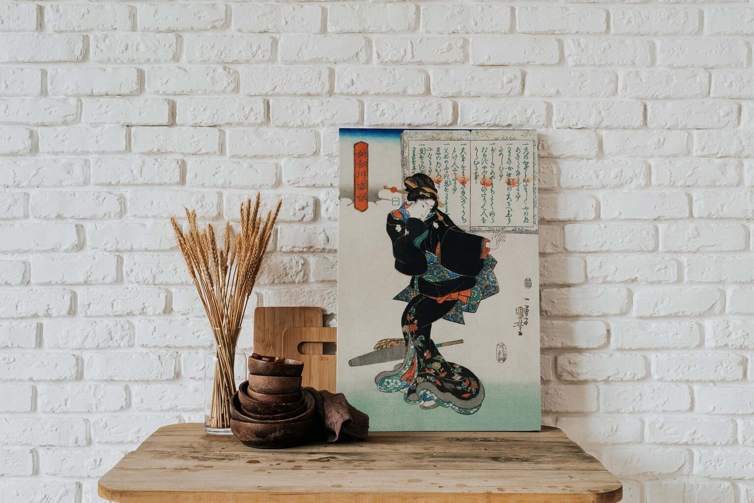 Jäljennös Ichi (Utagawa Kuniyoshi), 100 x 70 cm hinta ja tiedot | Taulut | hobbyhall.fi