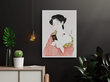 Jäljennös Naisen puuteri yllään (Goyo Hashiguchi), 100 x 70 cm hinta ja tiedot | Taulut | hobbyhall.fi
