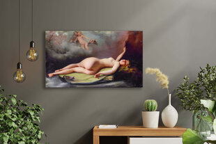 Jäljennös Makaava alaston nainen (Luis Ricardo Falero), 100 x 50 cm hinta ja tiedot | Taulut | hobbyhall.fi