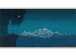 Jäljennös Himalaja, Sikkim (Nicholas Roerich), 100 x 50 cm hinta ja tiedot | Taulut | hobbyhall.fi