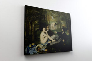 Jäljennös Lounas nurmikolla (Edouard Manet), 100 x 80 cm hinta ja tiedot | Taulut | hobbyhall.fi