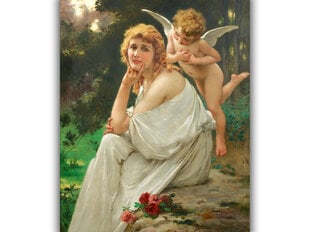 Jäljennös Rakkauden museo (Mary Pickfordin muotokuva) (Guillaume Seignac), 100 x 80 cm hinta ja tiedot | Taulut | hobbyhall.fi