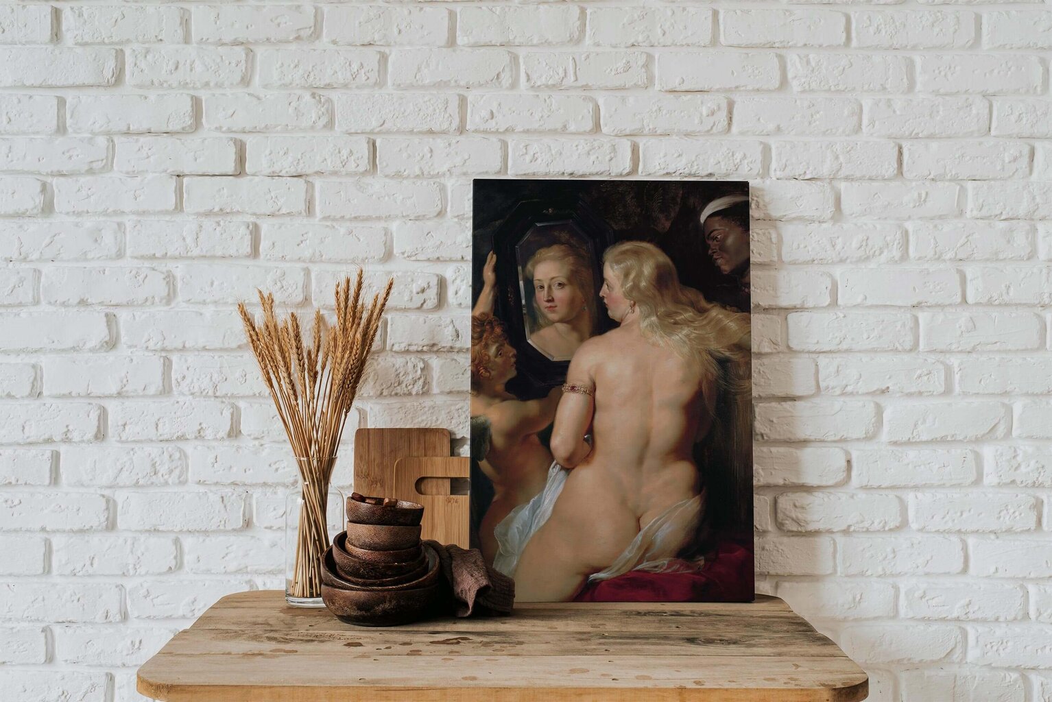 Jäljennös Venuksen aamukäymälä (Peter Paul Rubens), 100 x 80 cm hinta ja tiedot | Taulut | hobbyhall.fi