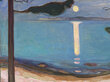 Jäljennös Moonlight (Edvard Munch), 100 x 80 cm hinta ja tiedot | Taulut | hobbyhall.fi