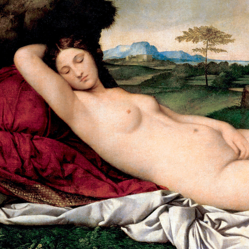 Jäljennös Sleeping Venus (Giorgione), 100 x 60 cm hinta ja tiedot | Taulut | hobbyhall.fi