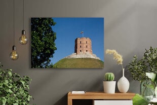 Gediminasin linnan torni maalauksessa, 100 x 70 cm hinta ja tiedot | Taulut | hobbyhall.fi