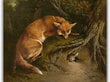Jäljennös Fox metsästämässä, Charles Verlat, 1857 hinta ja tiedot | Taulut | hobbyhall.fi