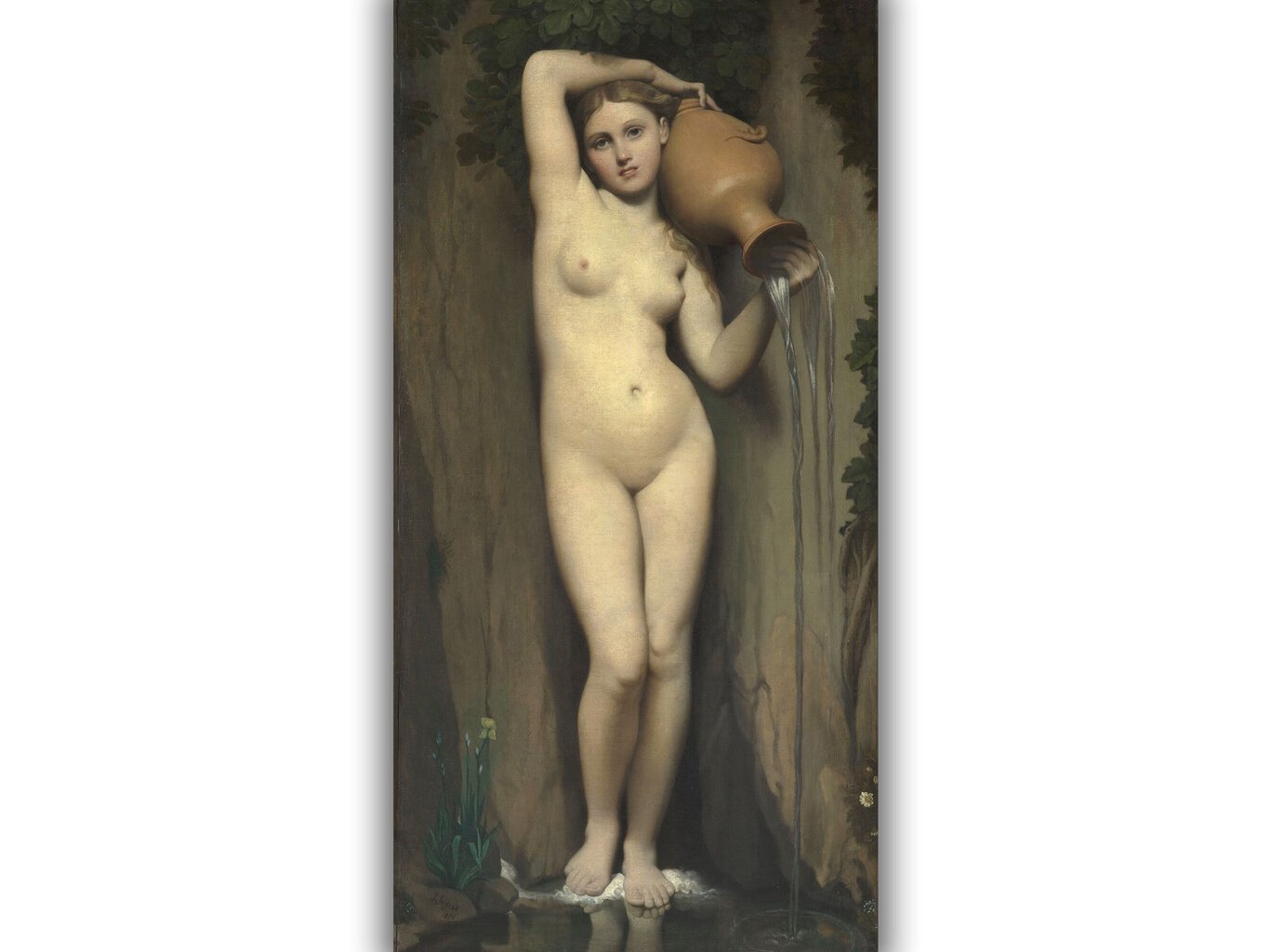 Jäljennösporeallas, Jean Auguste Dominique Ingres, 1856 hinta ja tiedot | Taulut | hobbyhall.fi