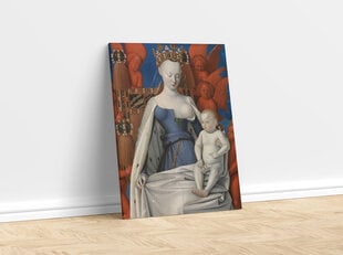 Jäljennös Neitsyt ja lapsi enkelien ympäröimänä, Jean Fouquet, 1458 hinta ja tiedot | Taulut | hobbyhall.fi