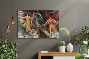 Jäljennös Myrskyn henki, Evelyn De Morgan, 1900 hinta ja tiedot | Taulut | hobbyhall.fi