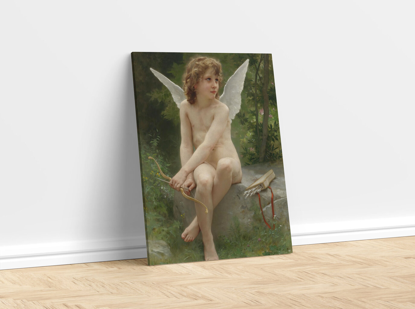 Jäljennös Amor odottaa, William Bouguereau, 1890 hinta ja tiedot | Taulut | hobbyhall.fi