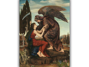 Jäljennös Angel of Death, Evelyn De Morgan, 1881 hinta ja tiedot | Taulut | hobbyhall.fi