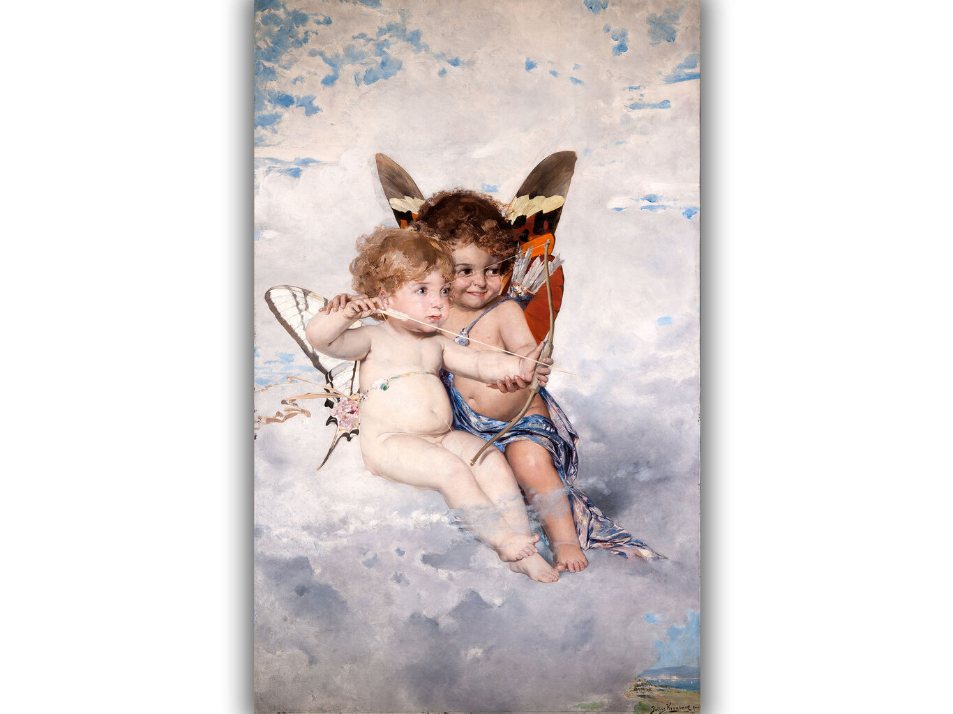 Jäljennös Cupids, Julius Kronberg, 1881 hinta ja tiedot | Taulut | hobbyhall.fi